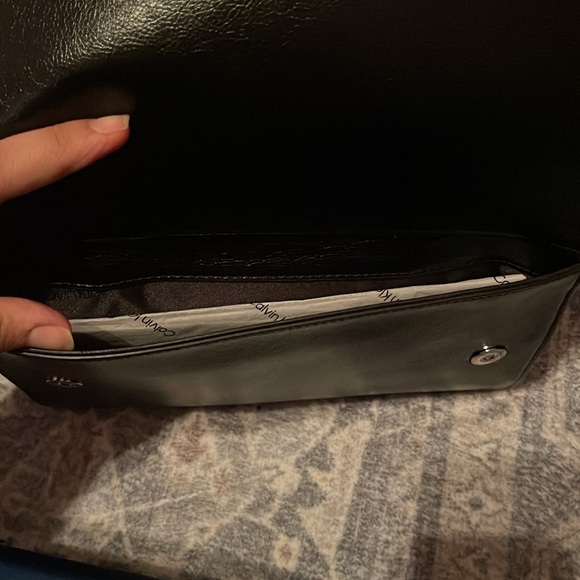 Calvin Klein Basalt Asymmetric Triple Compartment Convertible Satchel - Picture 8 of 15